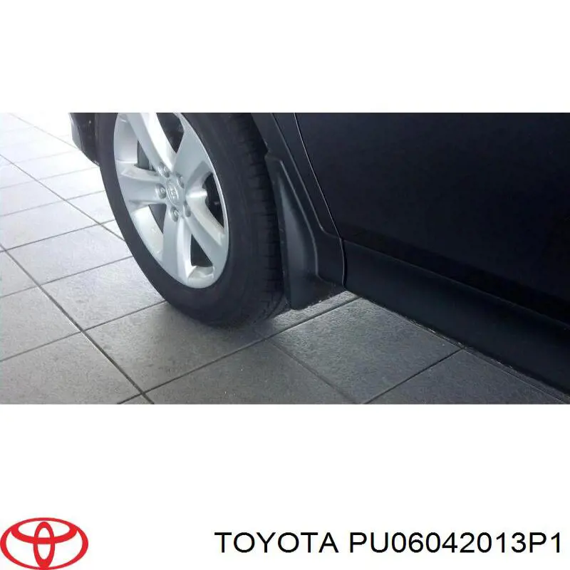 PU06042013P1 Toyota брызговики передние+задние, комплект