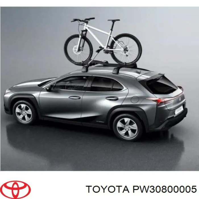 Крепление для велосипеда на крыше на Toyota RAV4 V 
