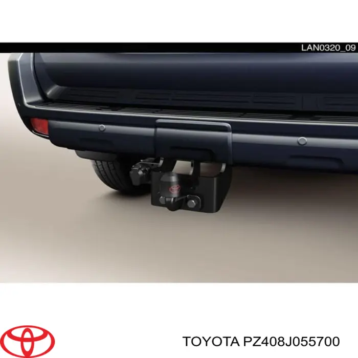 PZ408J055700 Toyota Прицепное