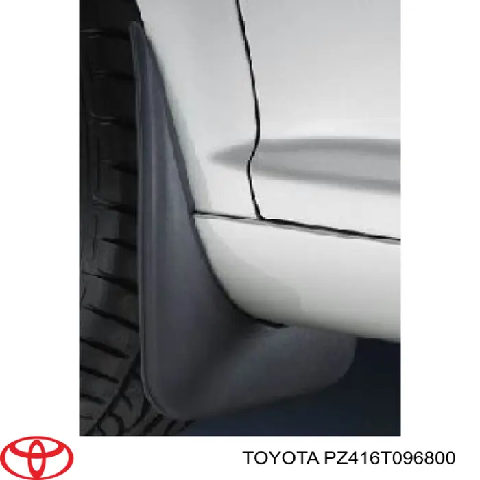 Брызговики передние, комплект на Toyota Avensis T25