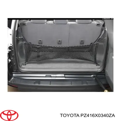 Сетка багажного отсека Toyota PZ416X0340ZA