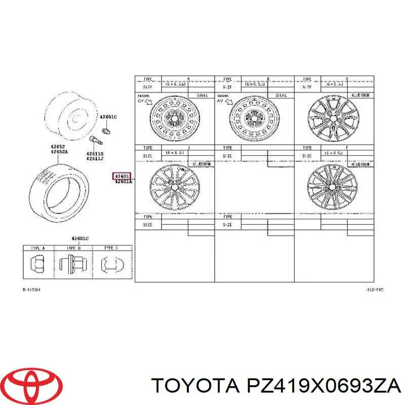 PZ419X0693ZA Toyota 