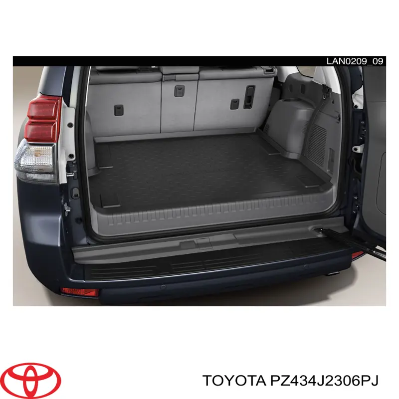 Купить PZ434J2306PJ Toyota Резиновый коврик в багажник