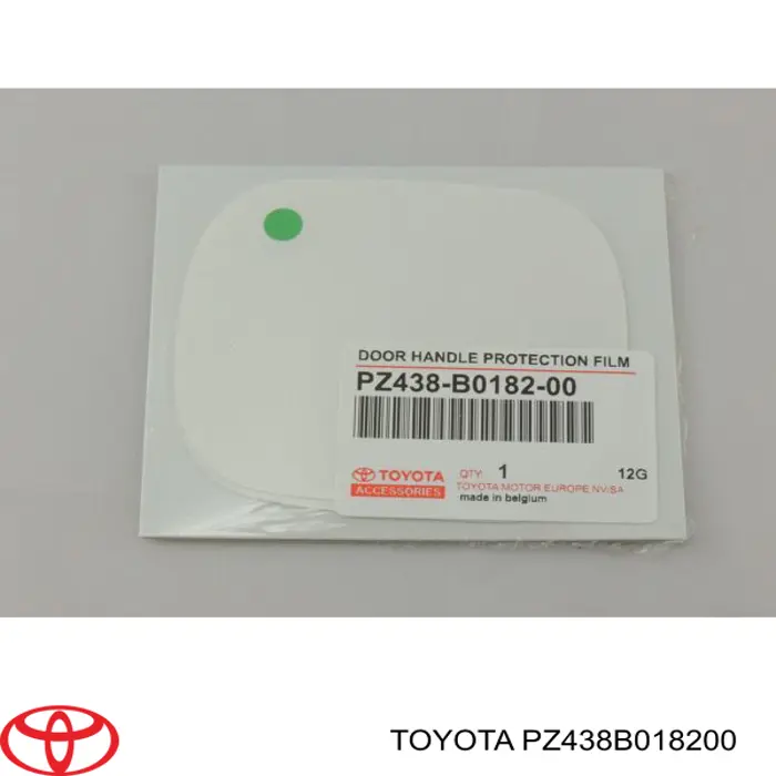 Пленка защитная под ручки дверей на Toyota Camry V50