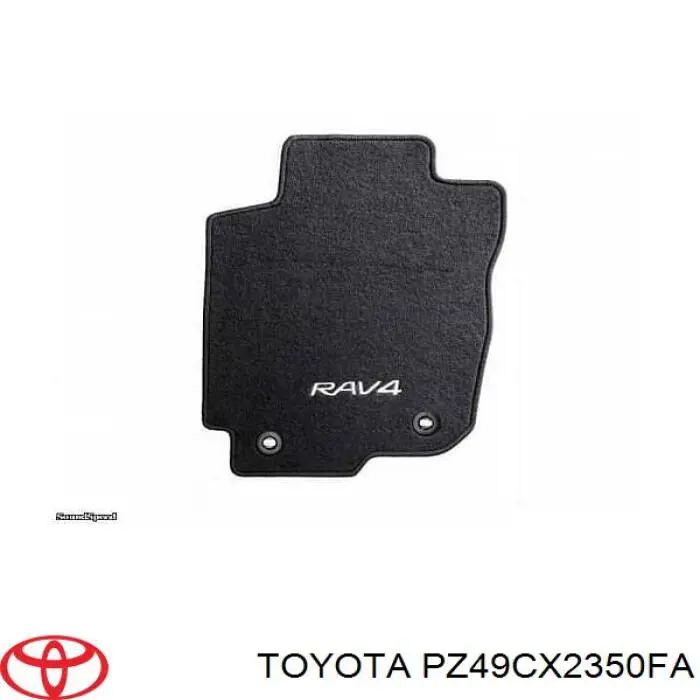 PZ49CX2350FA Toyota Автоковрики