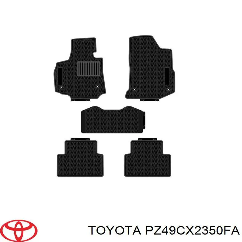Коврики PZ49CX2350FA Toyota