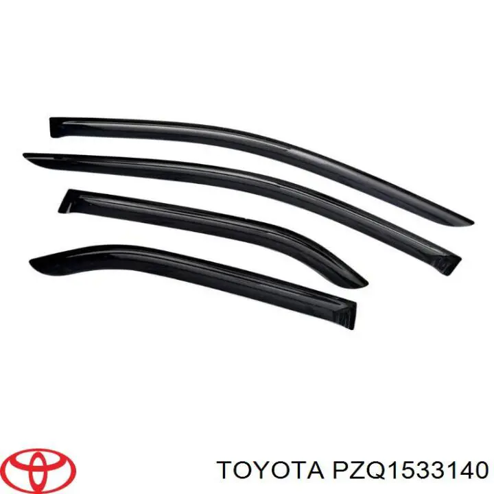 PZQ1533140 Toyota Спойлер на капот