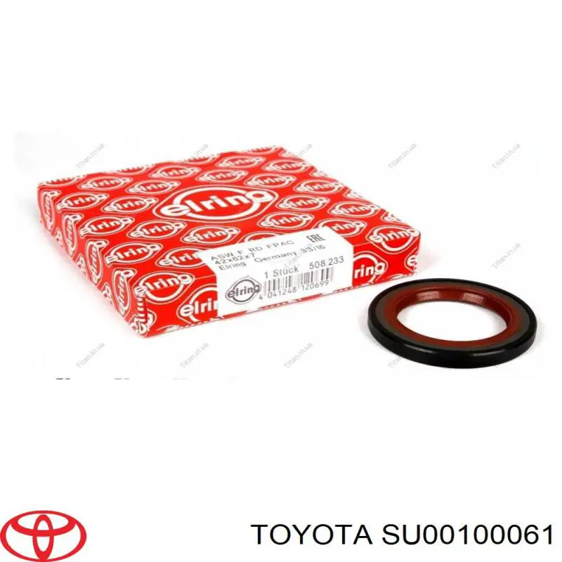 Сальник коленвала SU00100061 Toyota