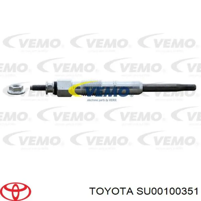 Свечи накала Toyota SU00100351 цена, от 6.20 USD