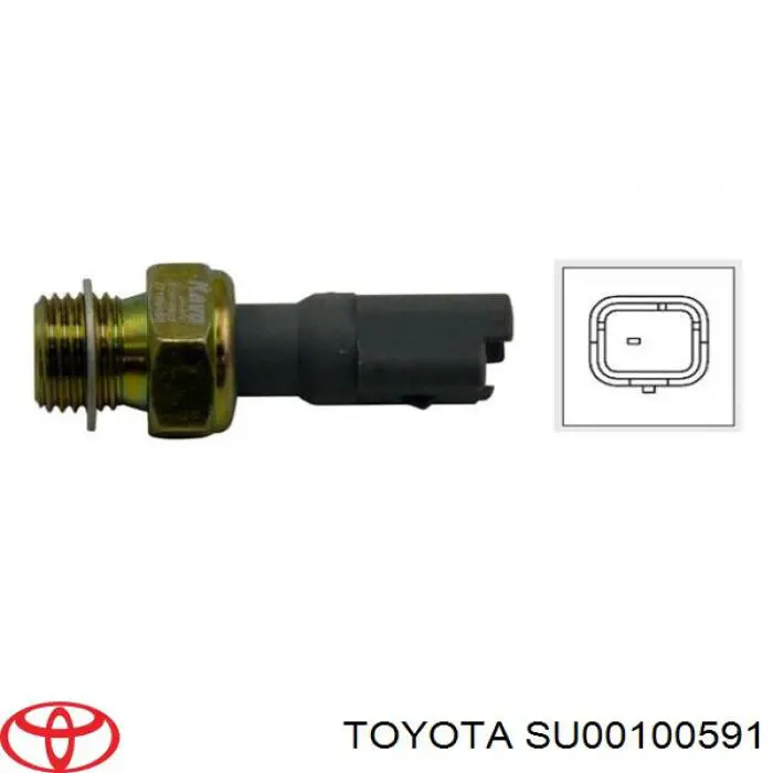 Indicador, presión del aceite SU00100591 Toyota