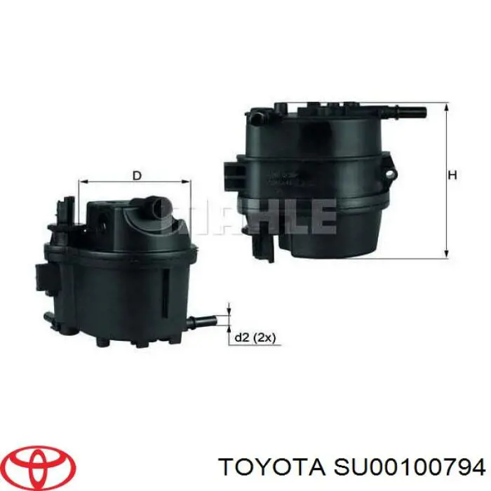 SU00100794 Toyota топливный фильтр
