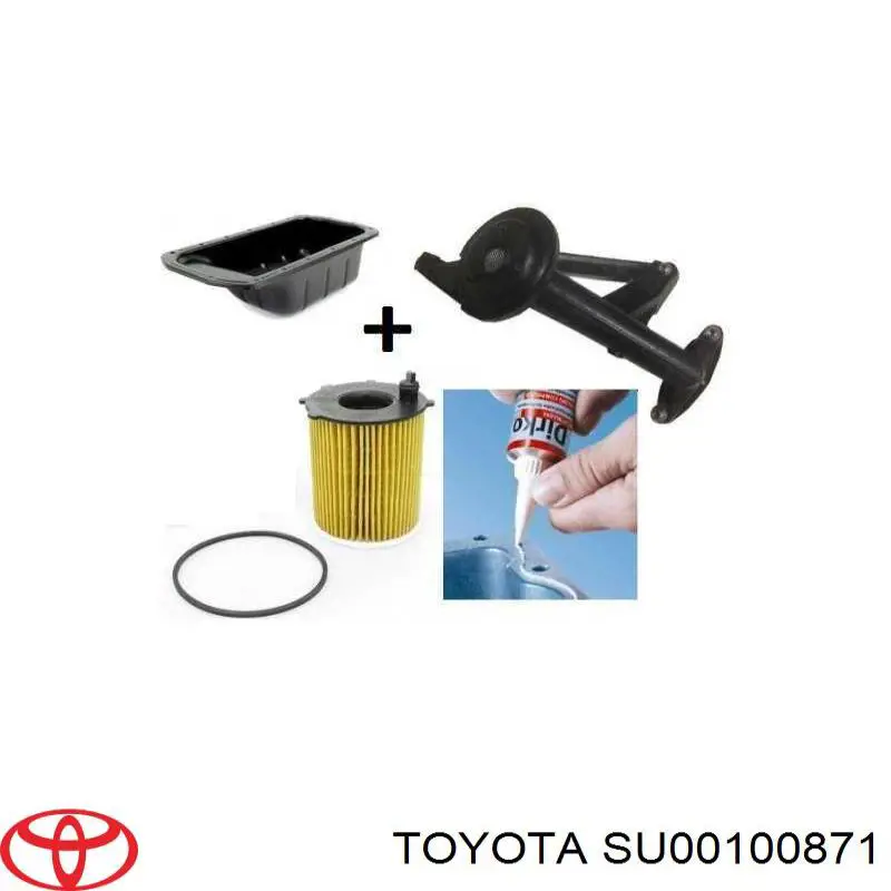 Фильтр масла Toyota SU00100871