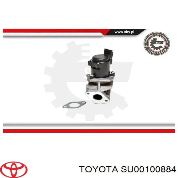 Клапан ЕГР SU00100884 Toyota