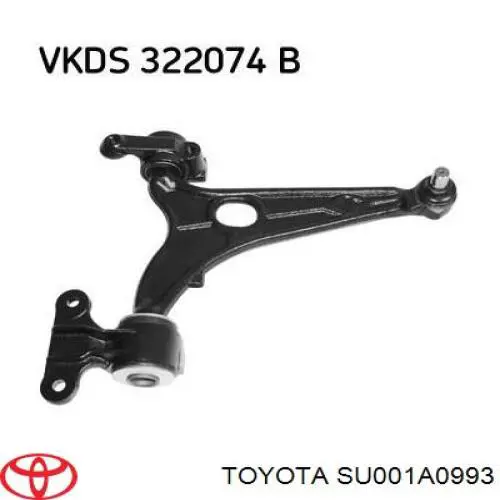 Купить SU001A0993 Toyota Нижний правый рычаг передней подвески