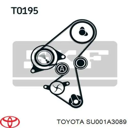Комплект ГРМ SU001A3089 Toyota