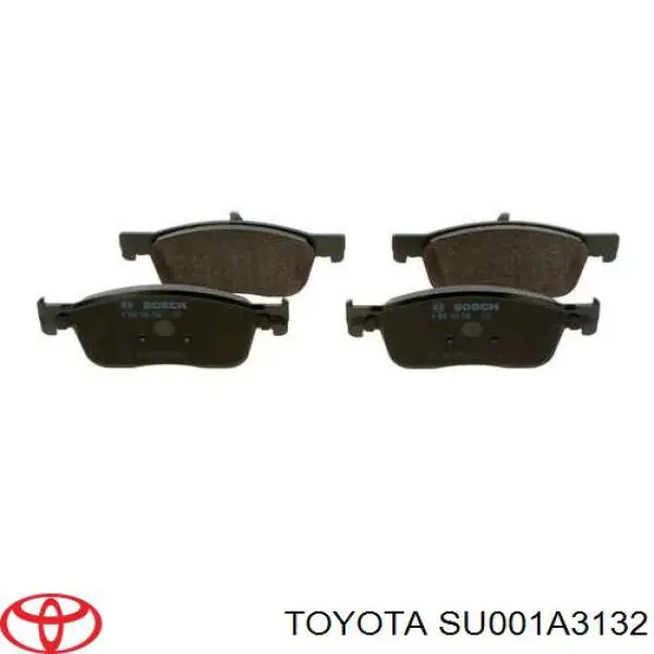 Колодки Toyota SU001A3132 цена, от 42.15 USD