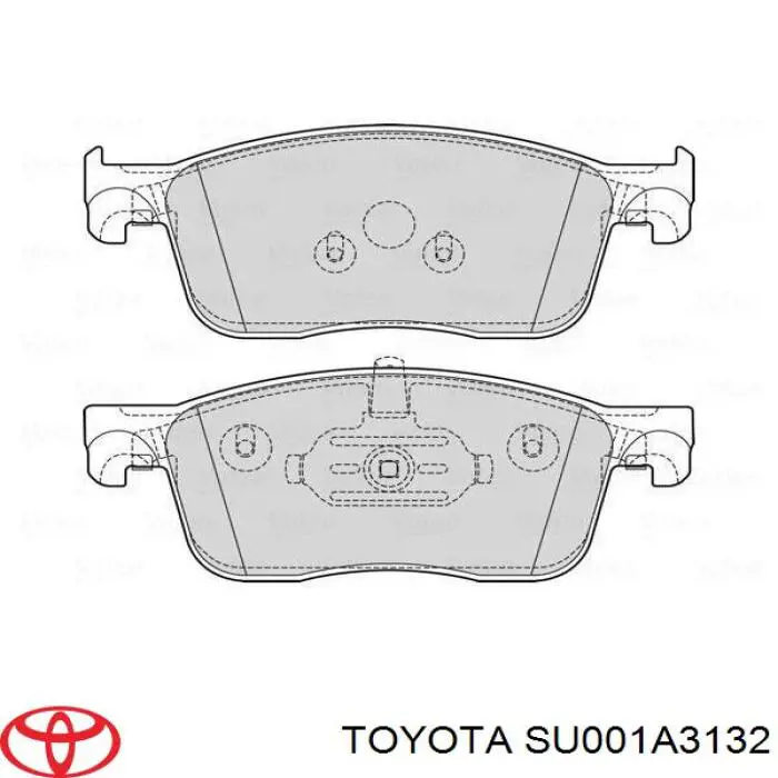 SU001A3132 Toyota Колодки передние