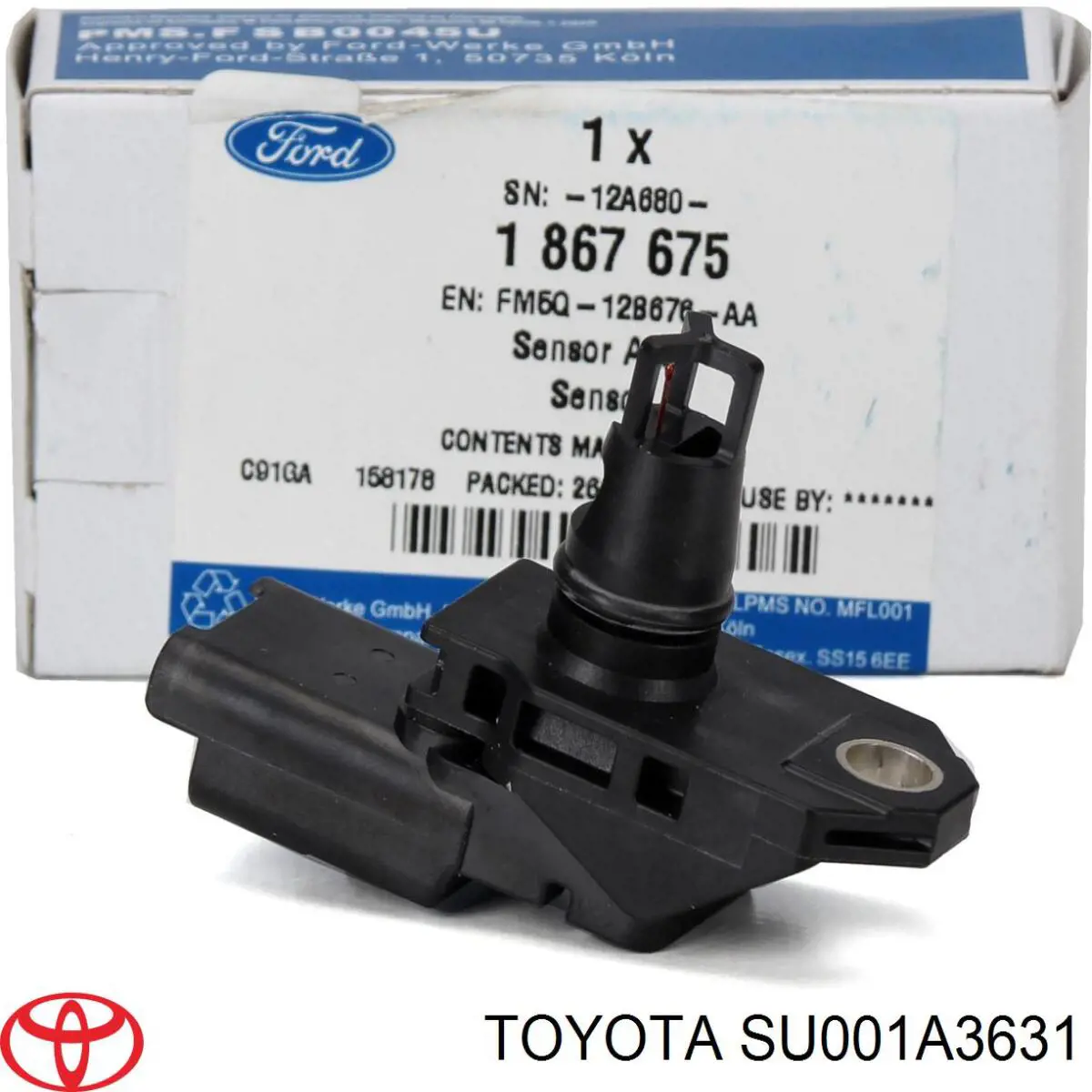 Датчик абсолютного давления в коллекторе Toyota SU001A3631 цена, от 19.41 USD