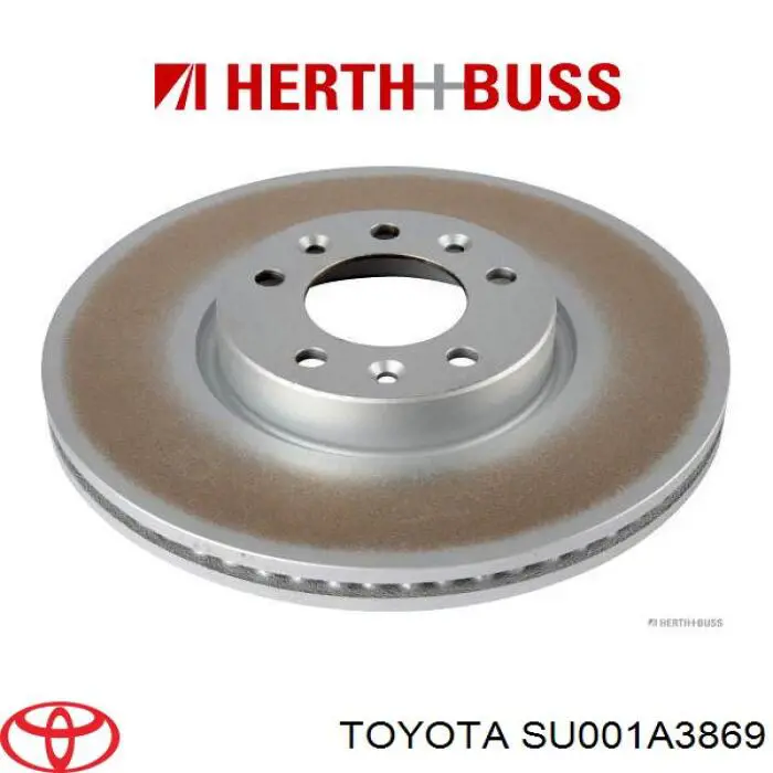 Передний тормозной диск Toyota SU001A3869