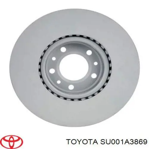 SU001A3869 Toyota Диск тормозной передний