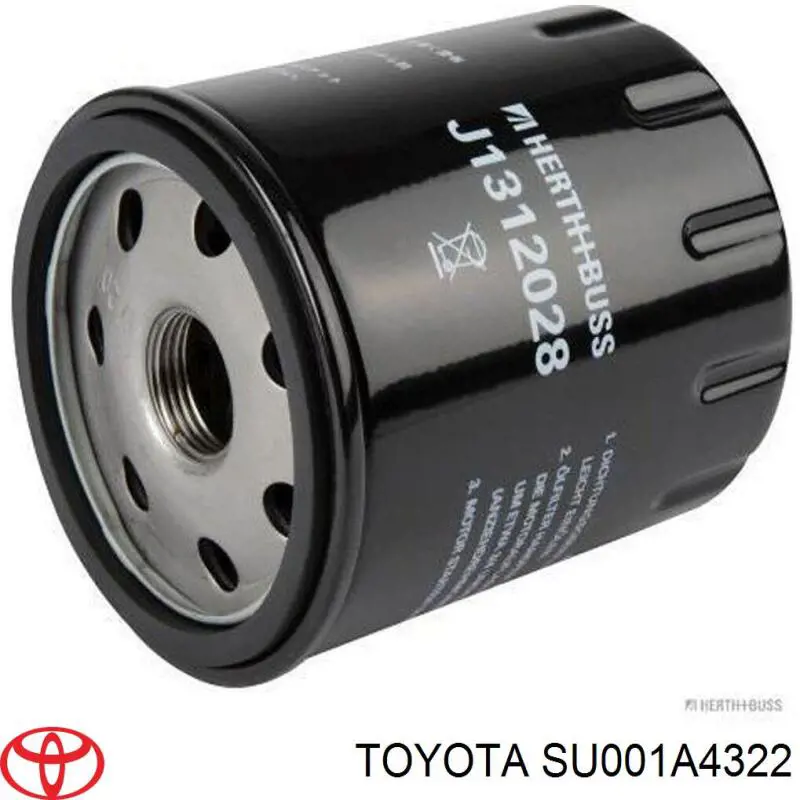 SU001A4322 Toyota filtro de óleo