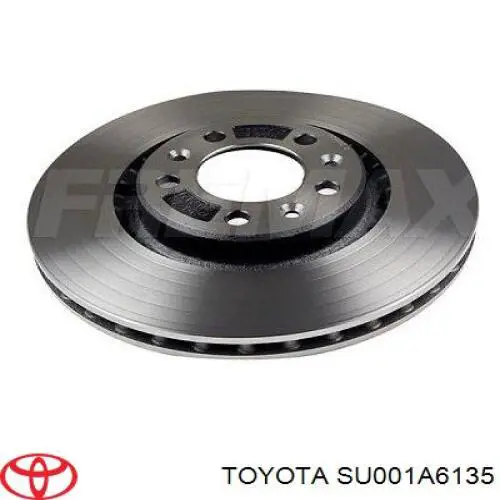 SU001A6135 Toyota disco do freio traseiro