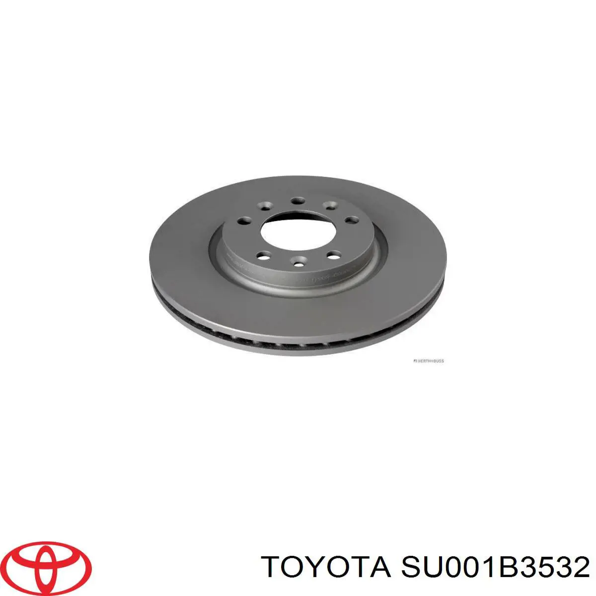 Freno de disco delantero SU001B3532 Toyota