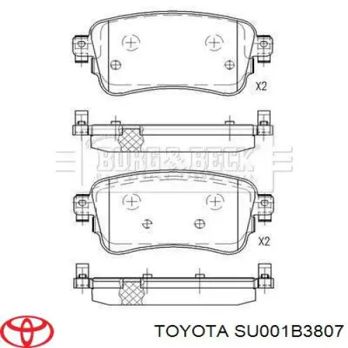 Купить SU001B3807 Toyota 