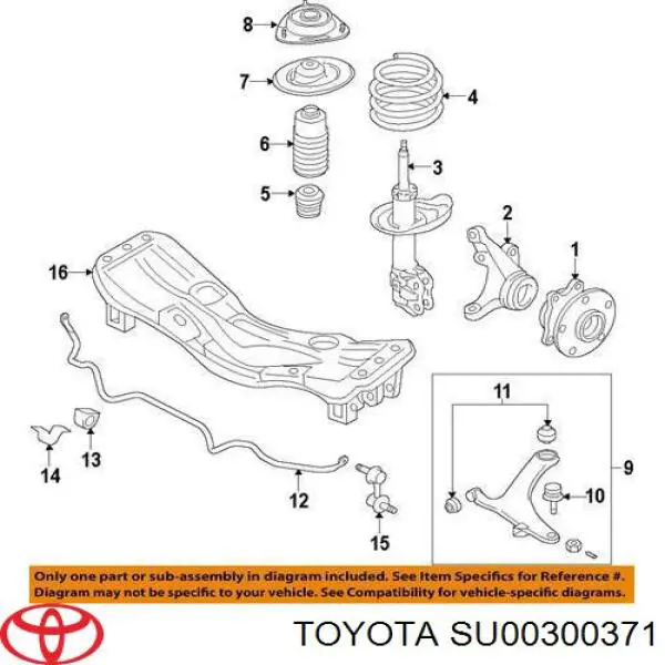  SU00300371 Toyota