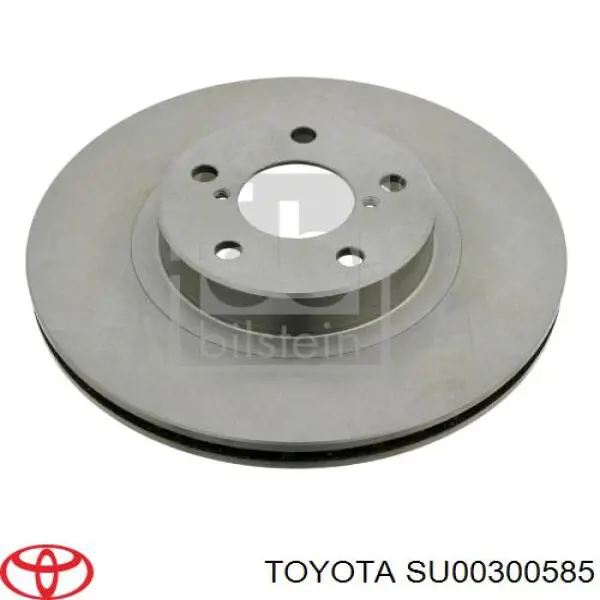 SU00300585 Toyota диск тормозной передний