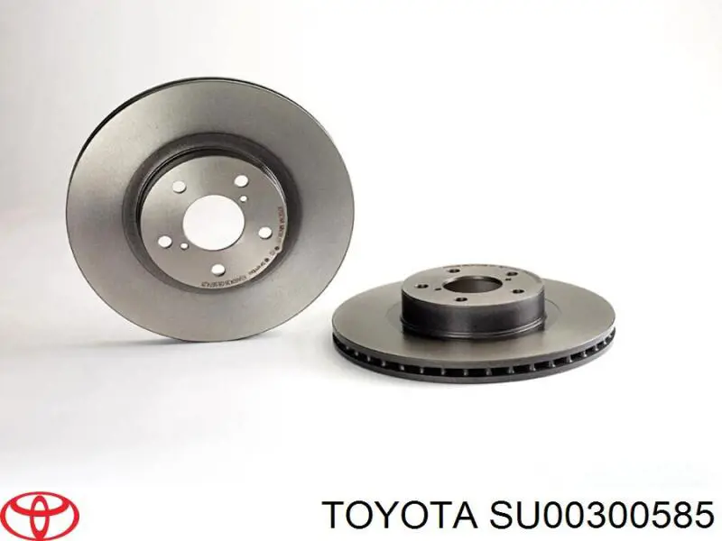 Тормоз дисковый передний Toyota SU00300585 цена, от 1996.31 UAH