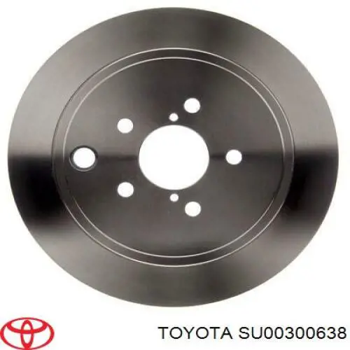Задний тормозной диск Toyota SU00300638 цена, от 38.70 USD
