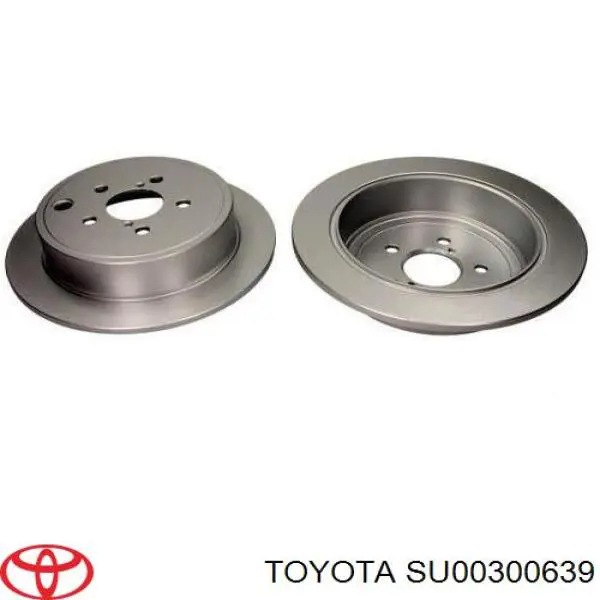 Тормозные диски SU00300639 Toyota