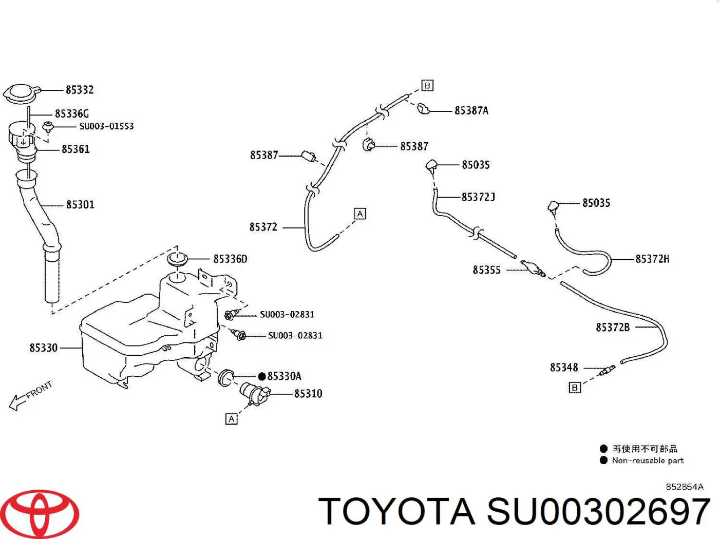  SU00302697 Toyota