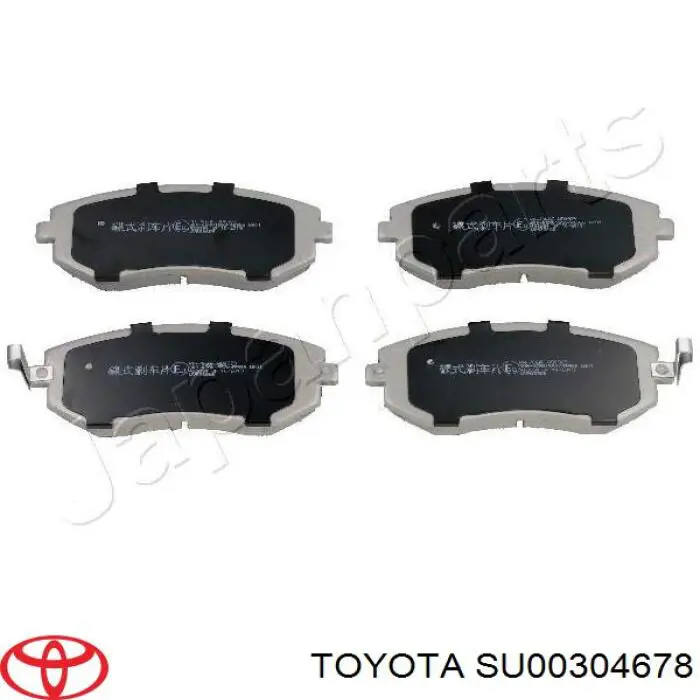 SU00304678 Toyota передние тормозные колодки