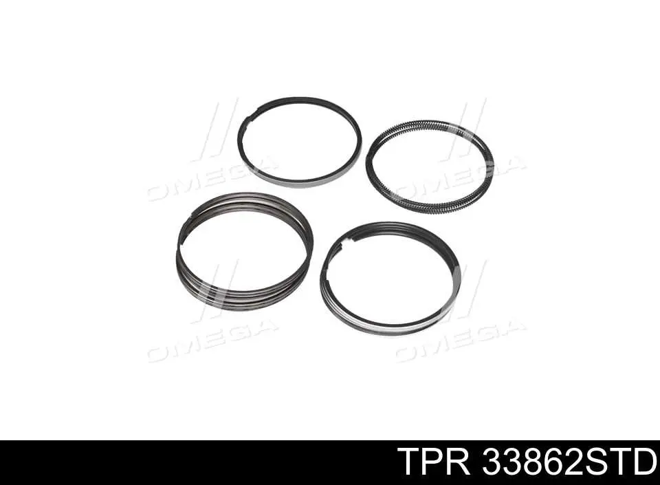 33862STD TPR кольца поршневые комплект на мотор, std.