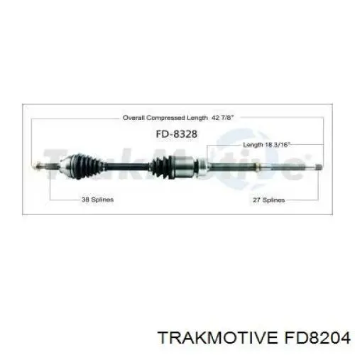 Trakmotive/Surtrack FD8204 цена, от 175.42 USD