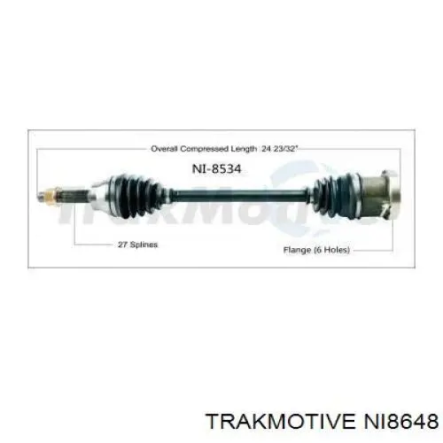 Привод передний правый Nissan/Infiniti 391004GB0A цена, от 162.43 USD