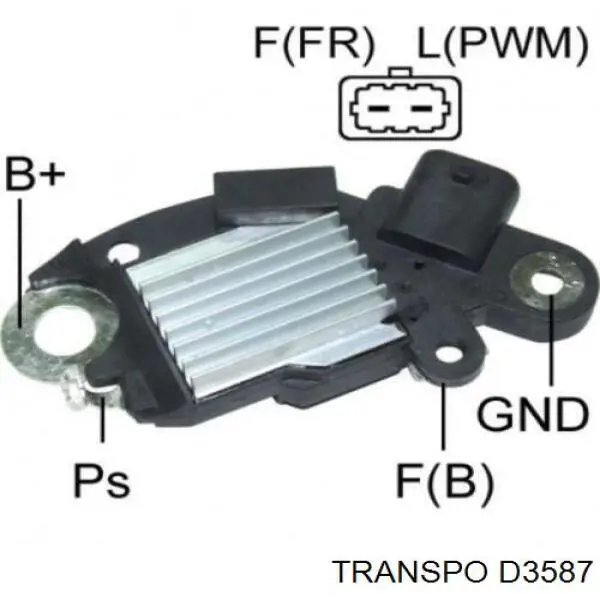 Реле регулятор генератора TRANSPO D3587