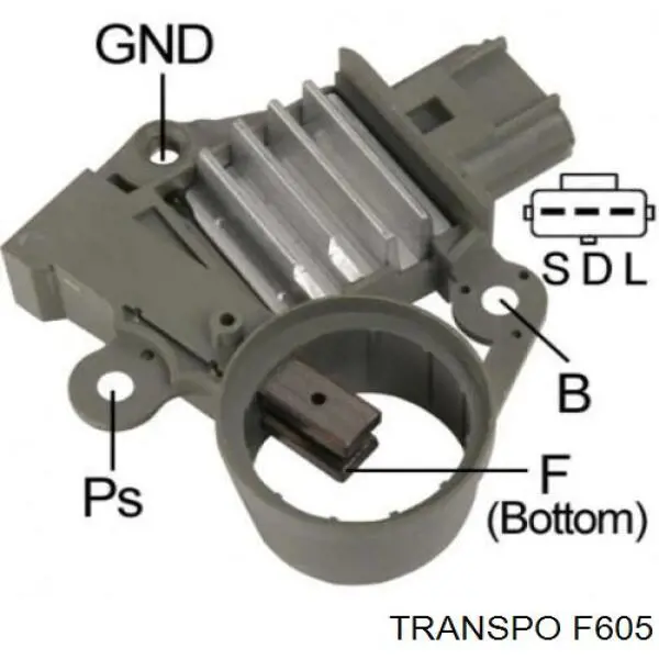 F605 Transpo реле-регулятор генератора (реле зарядки)