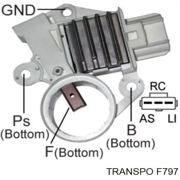 Реле регулятор генератора TRANSPO F797