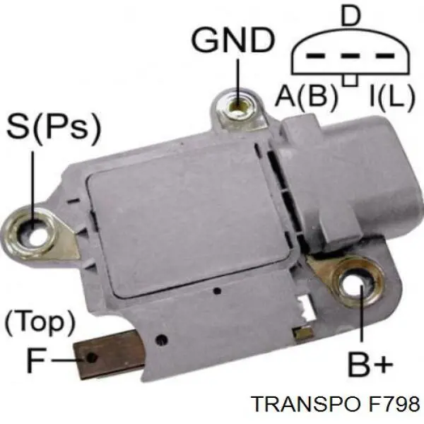 F798 Transpo relê-regulador do gerador (relê de carregamento)