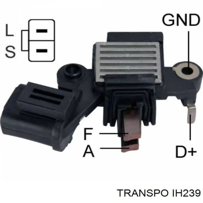 IH239 Transpo relê-regulador do gerador (relê de carregamento)