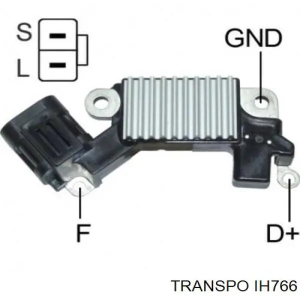IH766 Transpo реле-регулятор генератора (реле зарядки)