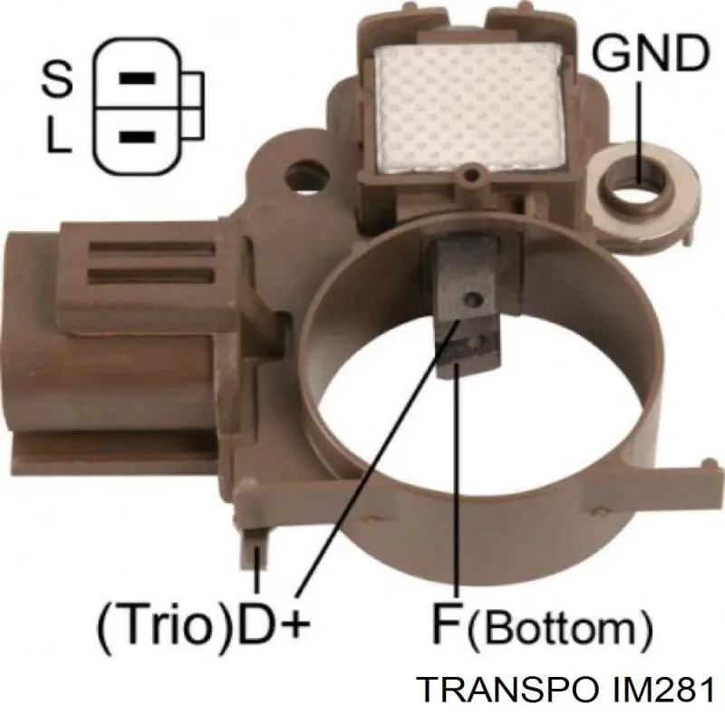 IM281 Transpo реле-регулятор генератора (реле зарядки)
