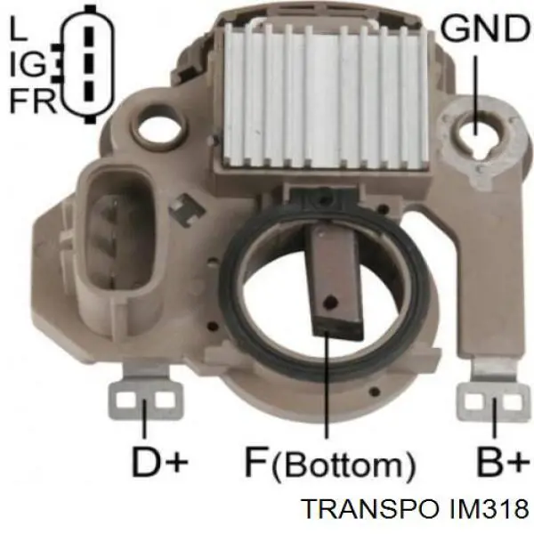 IM318 Transpo реле-регулятор генератора (реле зарядки)