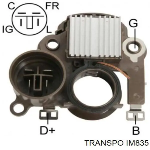 IM835 Transpo реле-регулятор генератора (реле зарядки)