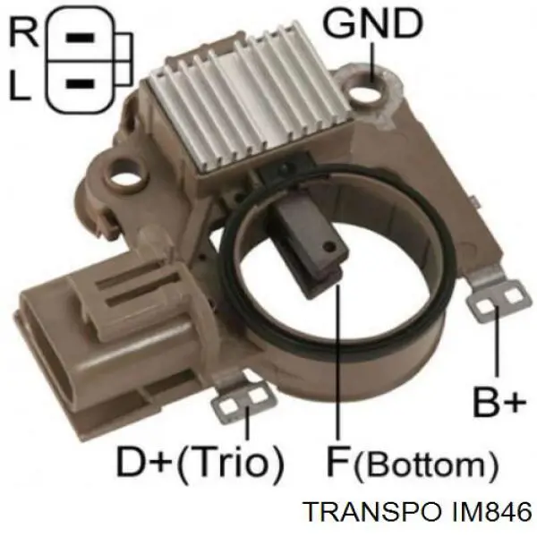IM846 Transpo реле-регулятор генератора (реле зарядки)