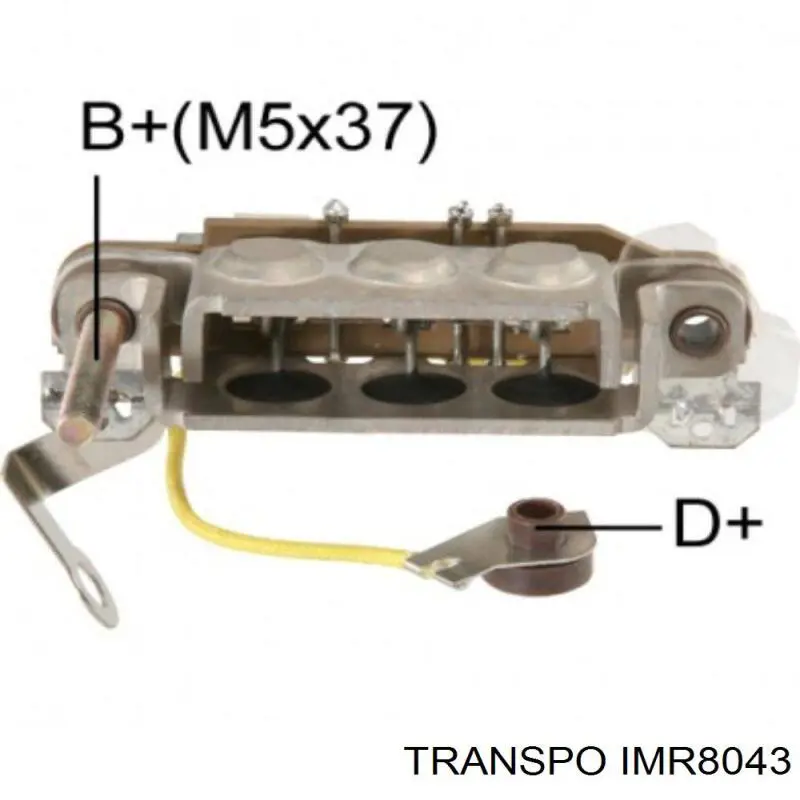 Eixo de diodos do gerador para Mitsubishi Colt (A15A)