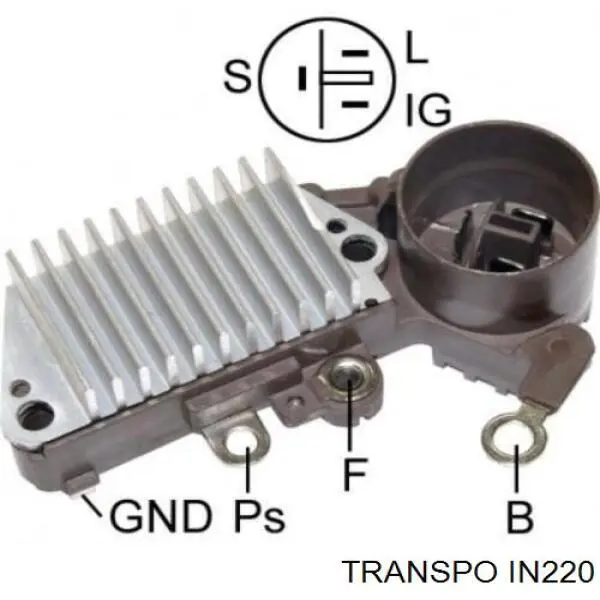 IN220 Transpo реле-регулятор генератора (реле зарядки)